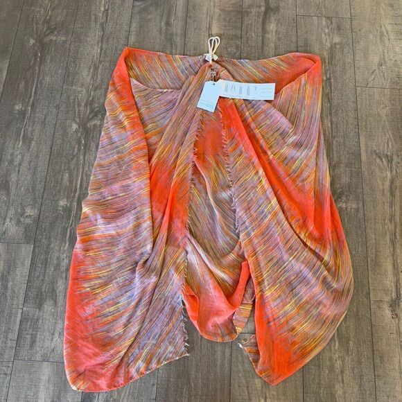 NWT Pool To Party Vibrant MultiColor Dress Coverup USA Beach Vacation Summer - Picture 1 of 7